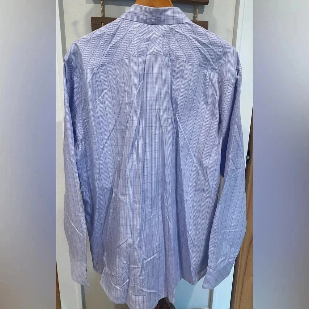 Banana‎ Republic Long Sleeve Button Down Cotton Dress Shirt EUC Lavender XL EUC